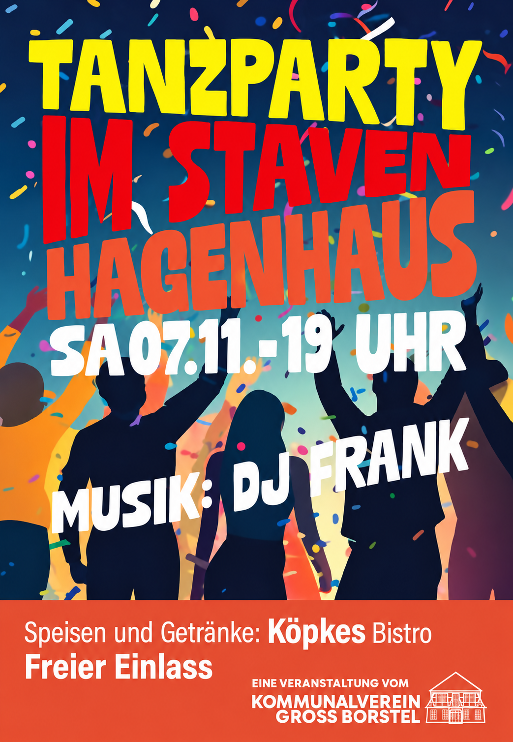 Bunte Tanzparty im Stavenhagenhaus