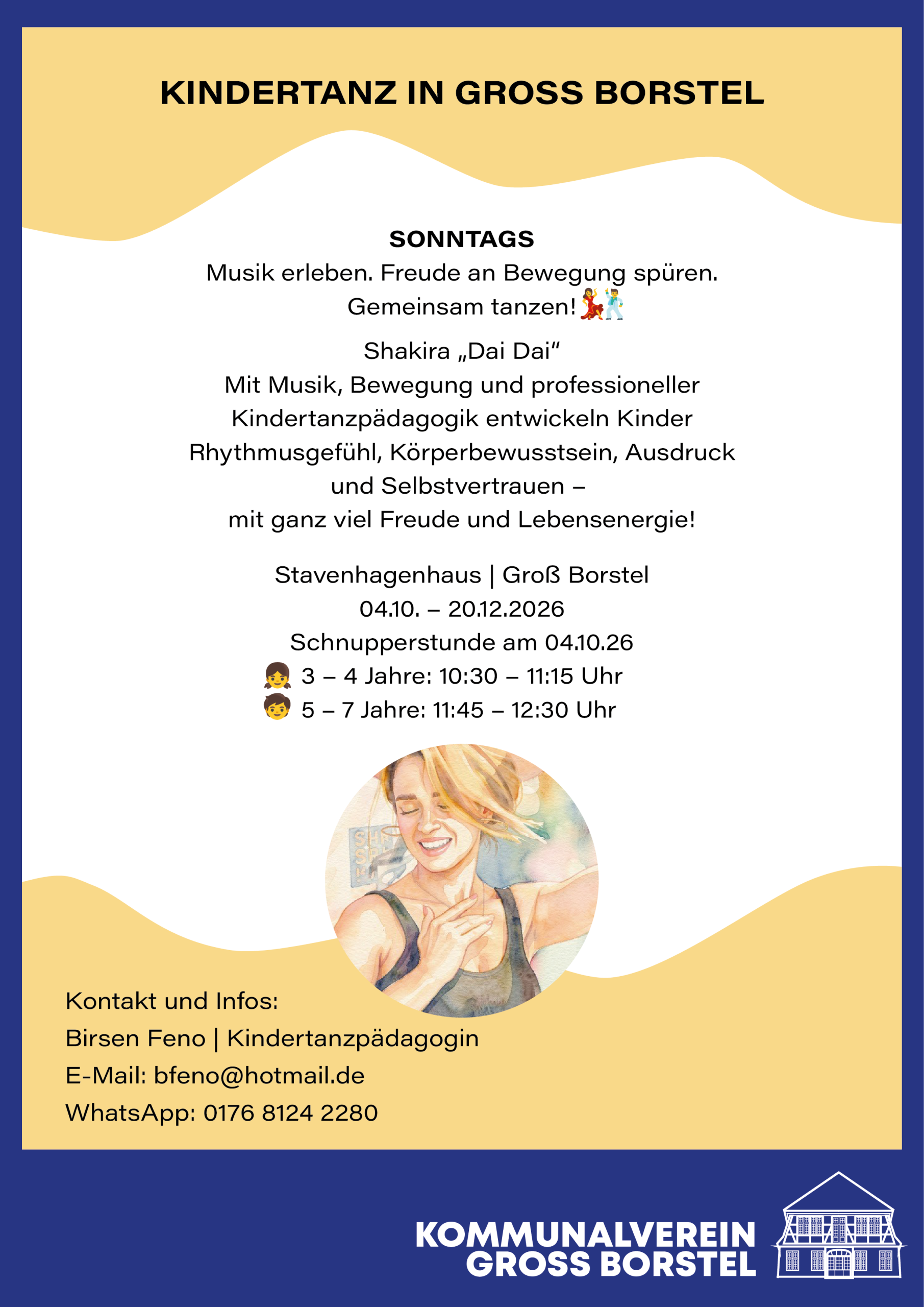 Kindertanz Plakat KV